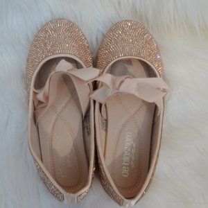 de blossom girl, Harper, Sparkle Flats  EUC